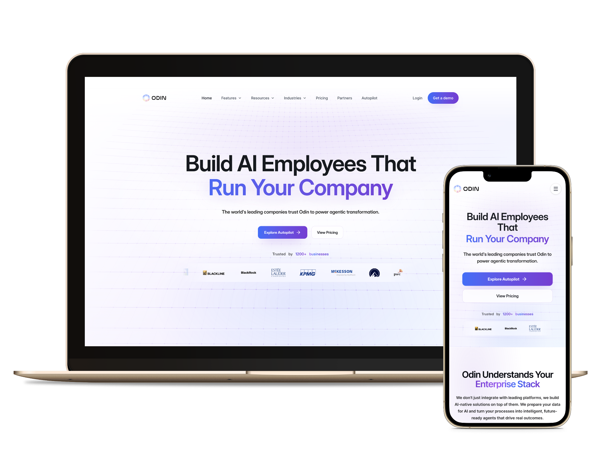 Odin AI Website